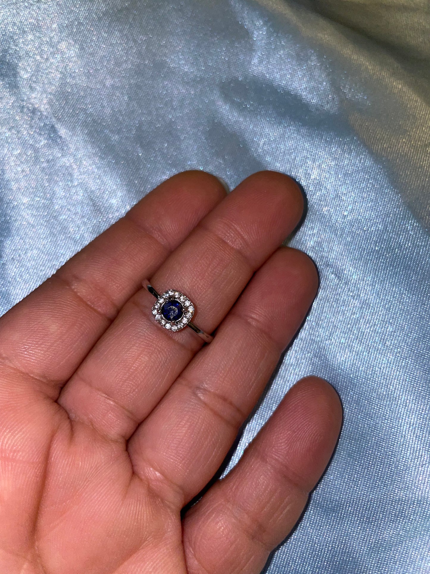 Saphire 925 silver rings