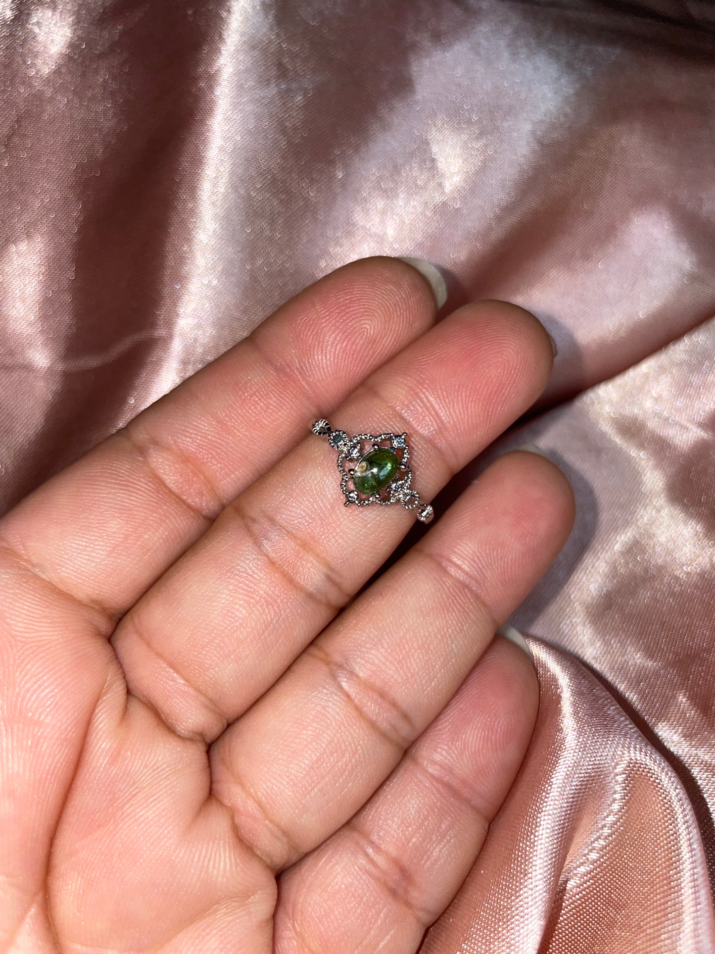 Tourmaline rings