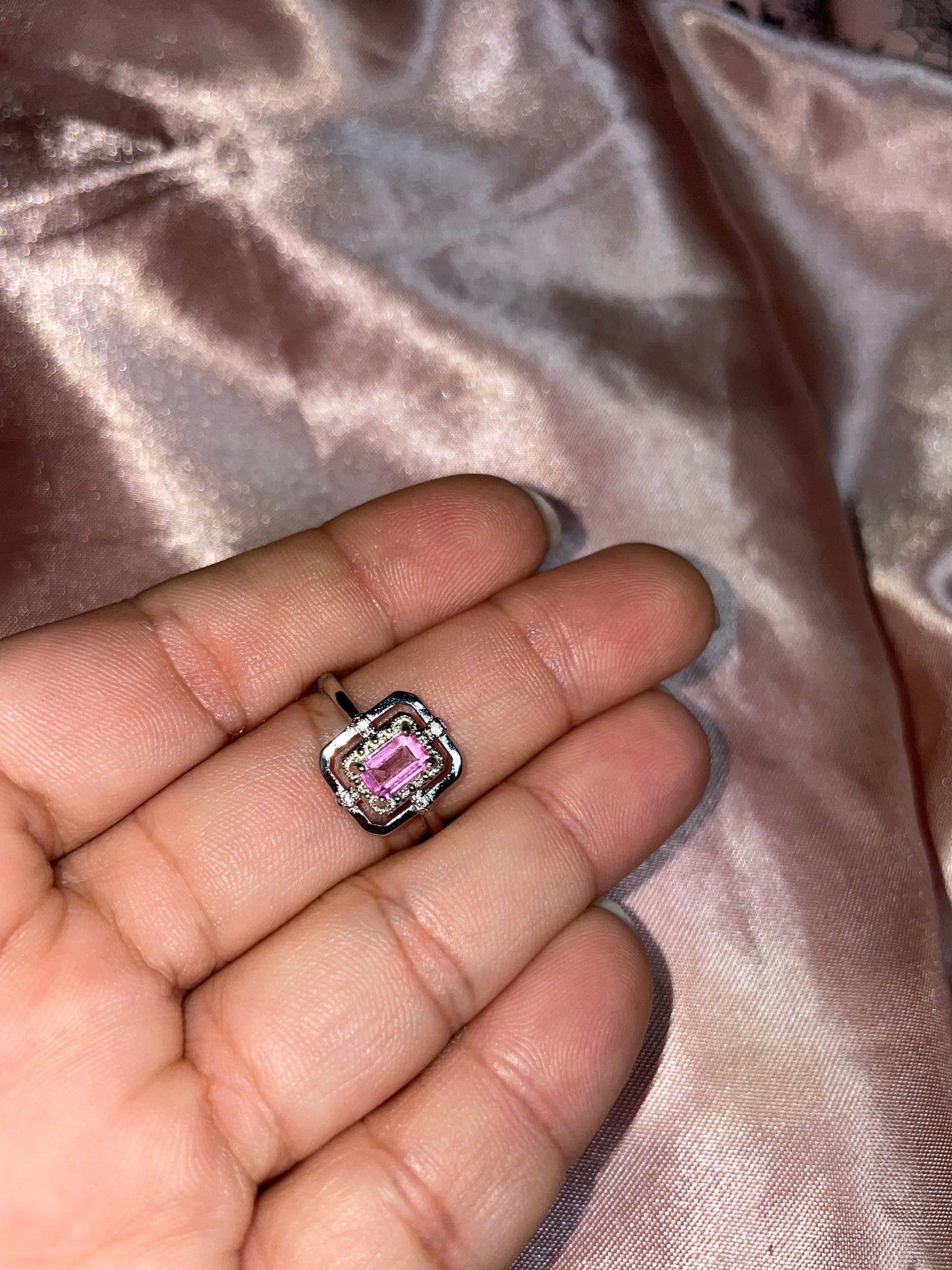 Pink Ruby ring