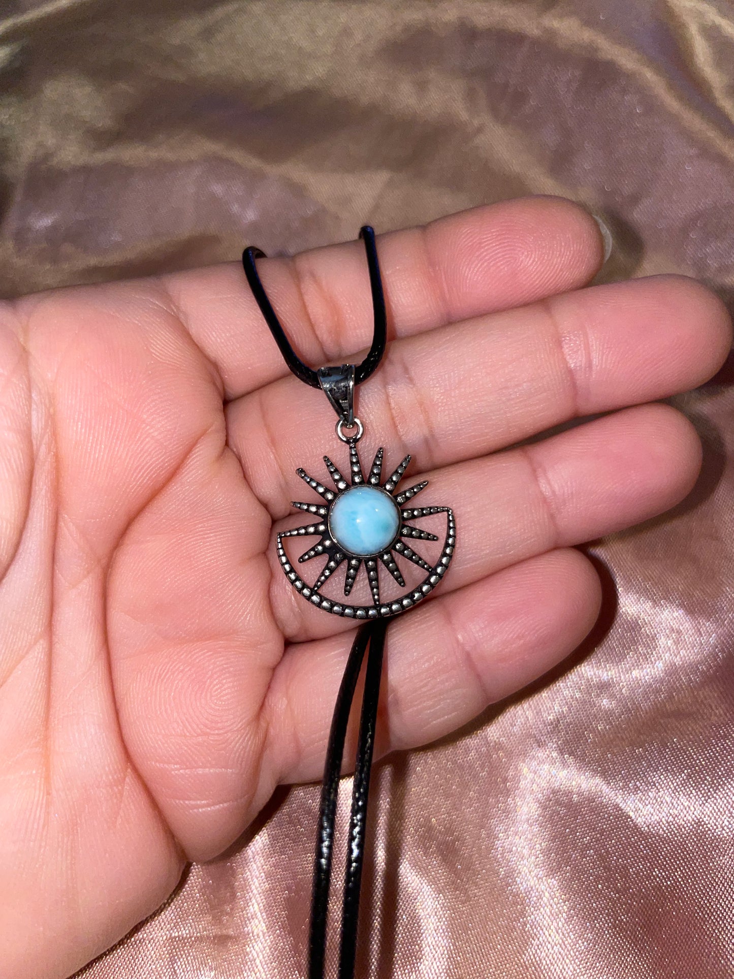 Larimar pendant