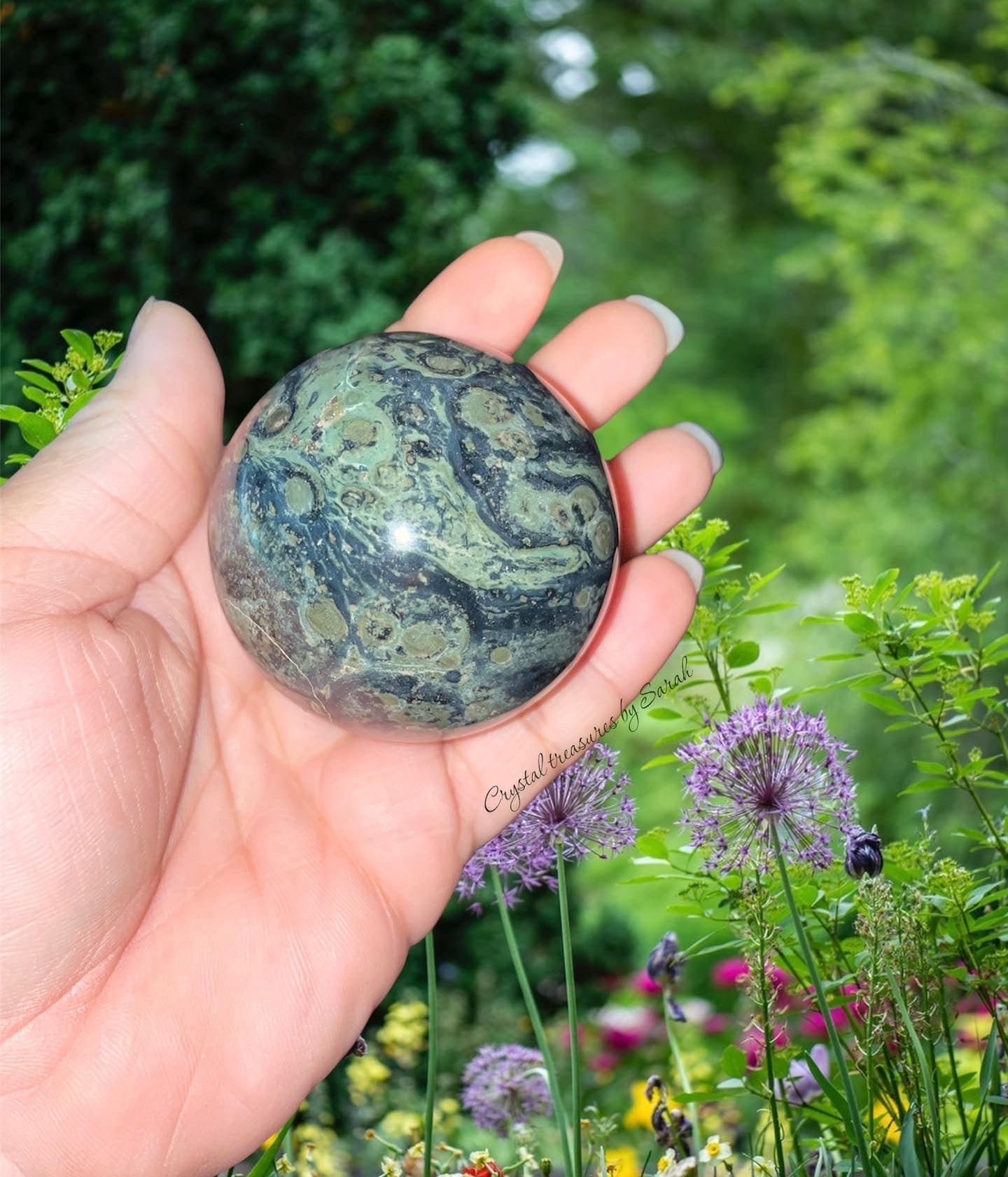 Kambaba Jasper sphere