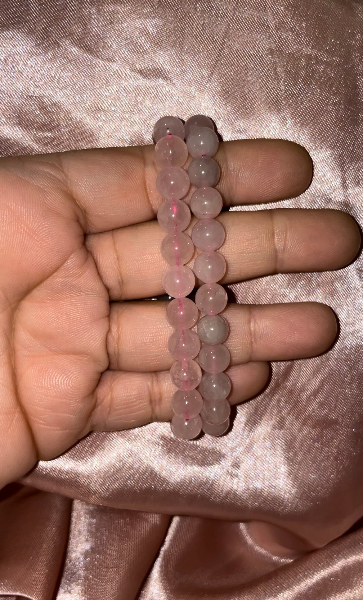 Rose Quartz bracelets