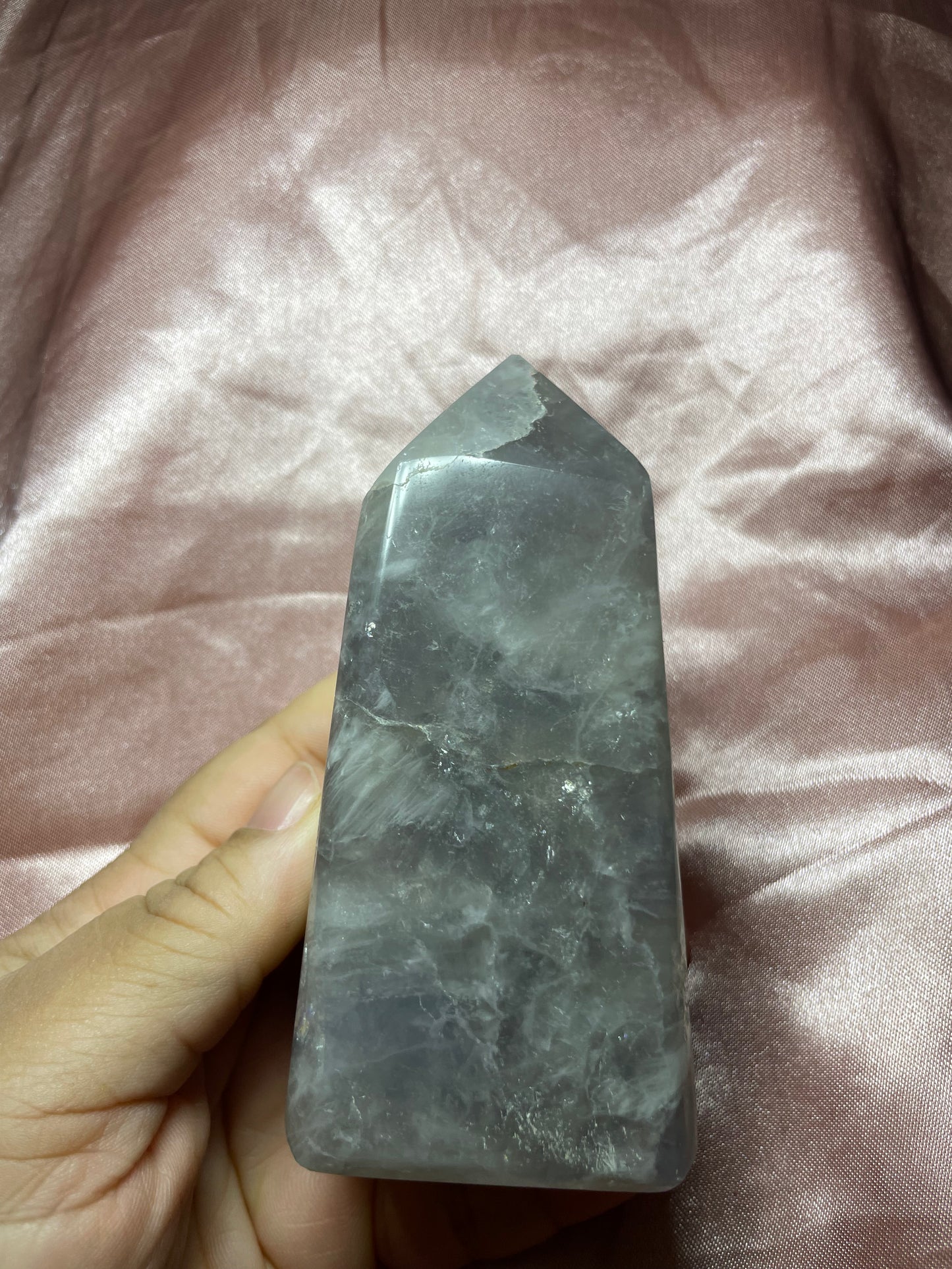 Blue rose Quartz tower