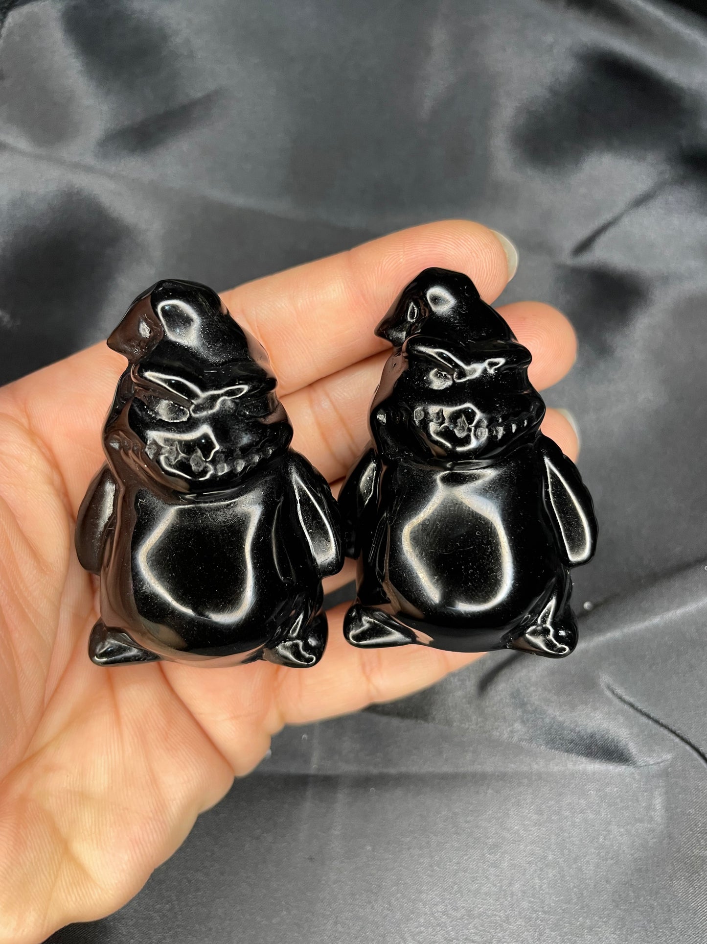 Black obsidian Oogie Boogie