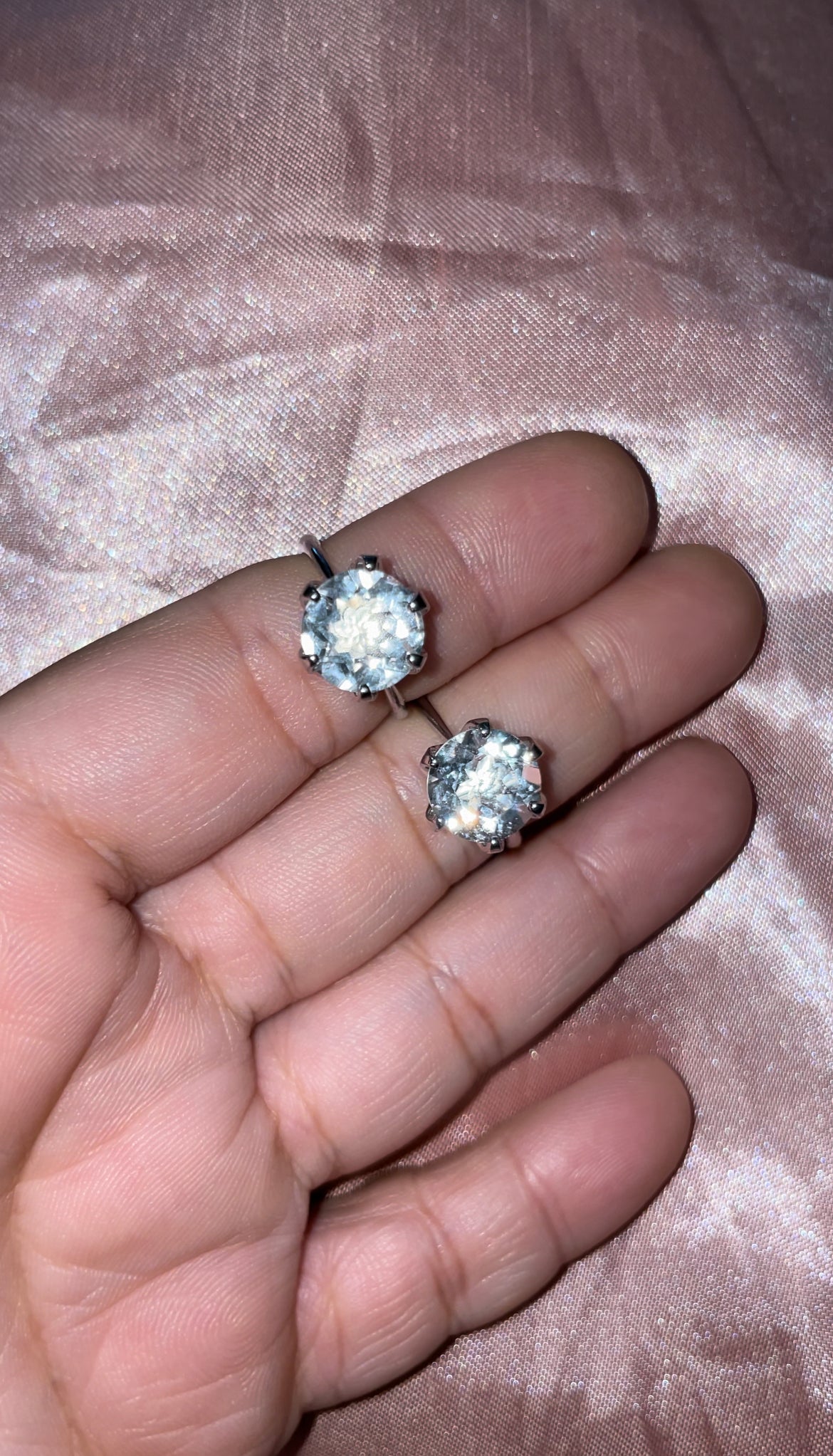 Clear Quartz rings