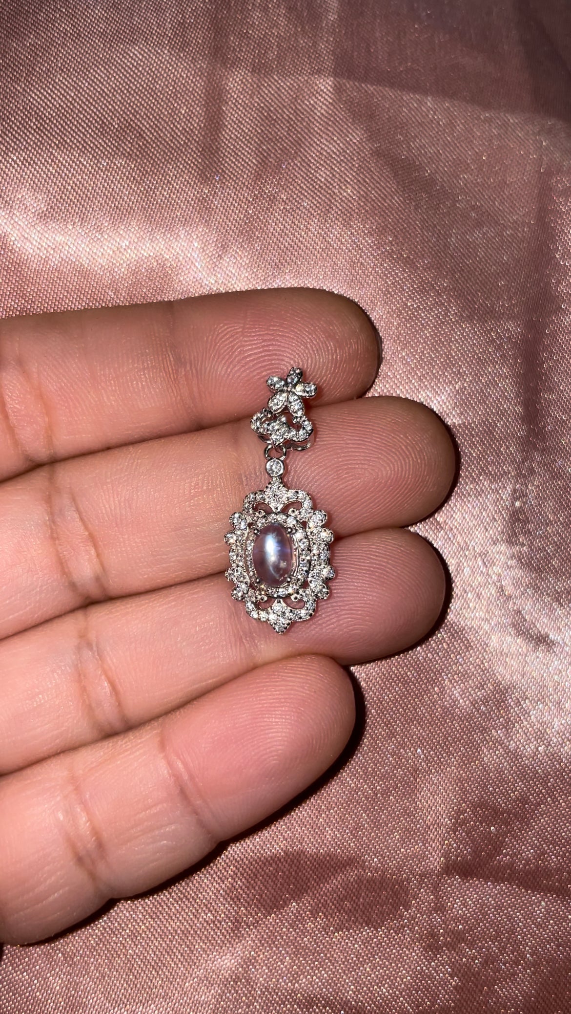 Moonstone 925 sterling silver pendant