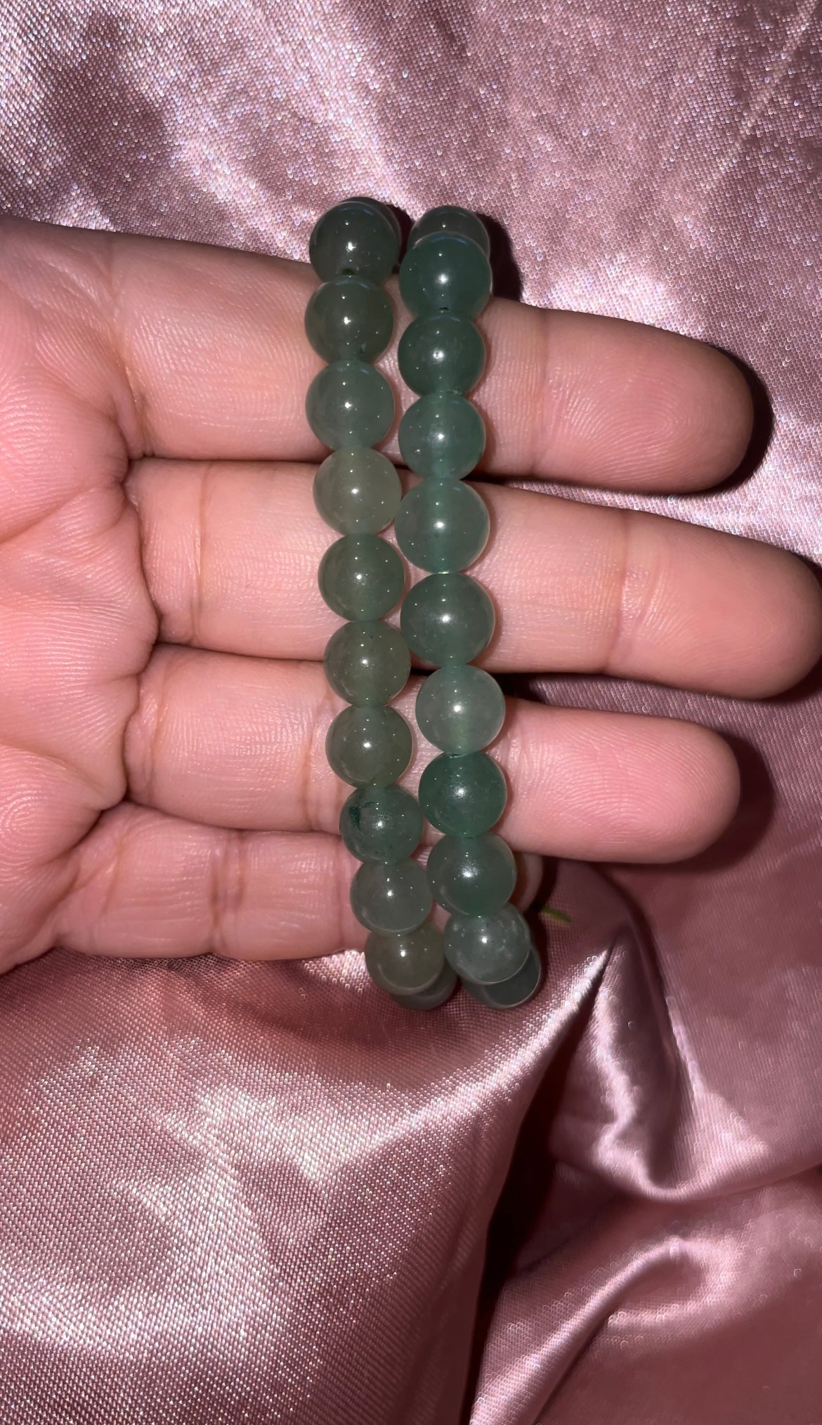 Green adventurine bracelets