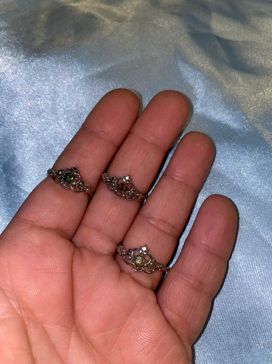 Tourmaline rings