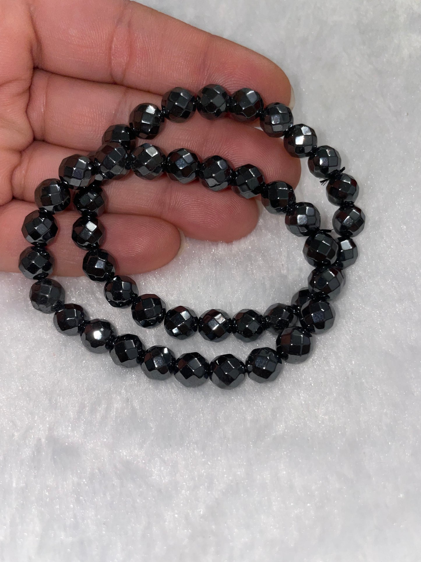 Faceted crystal Bracelets (various materials)