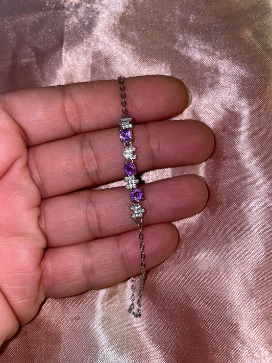 Amethyst bracelet