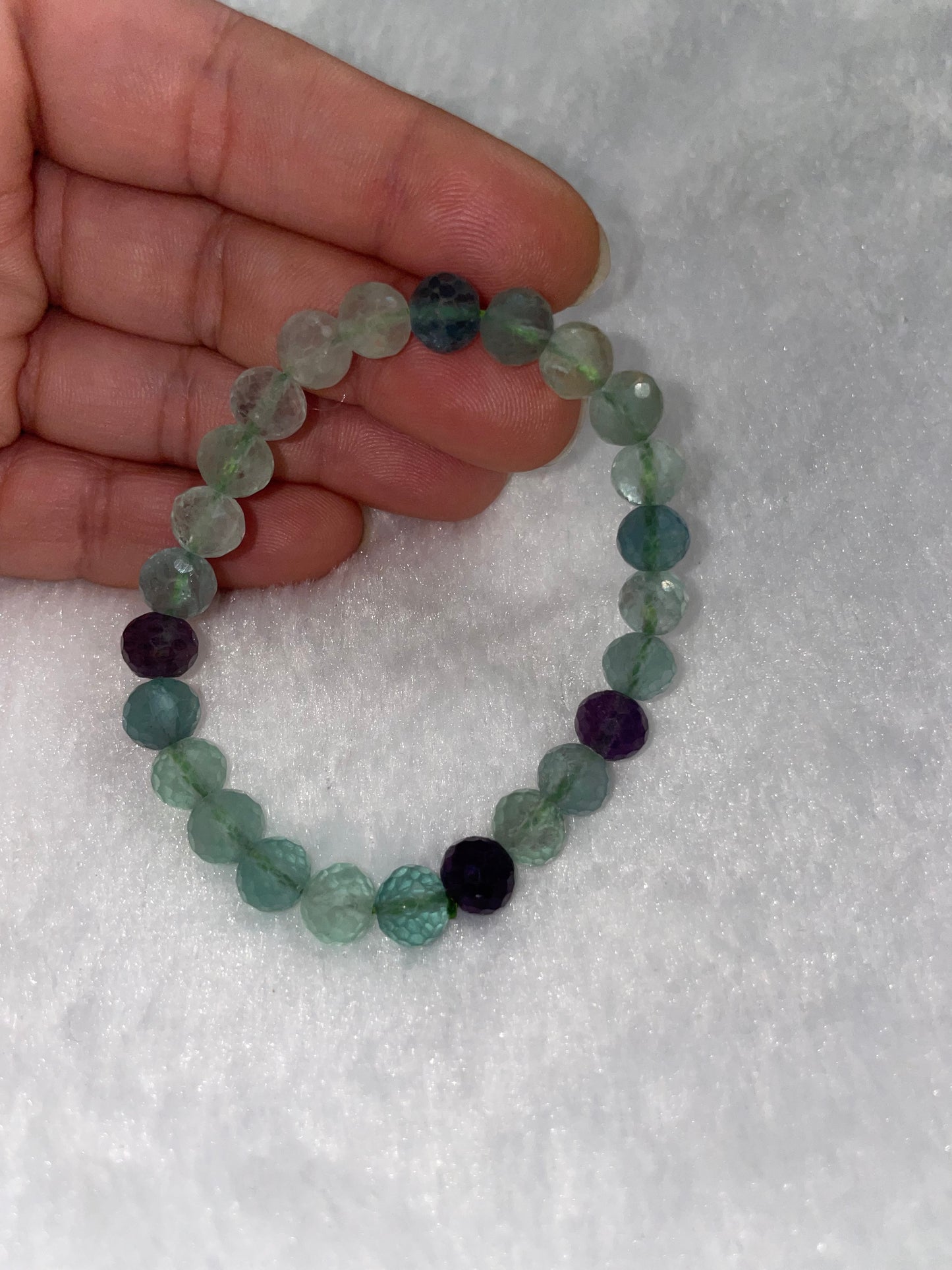 Faceted crystal Bracelets (various materials)