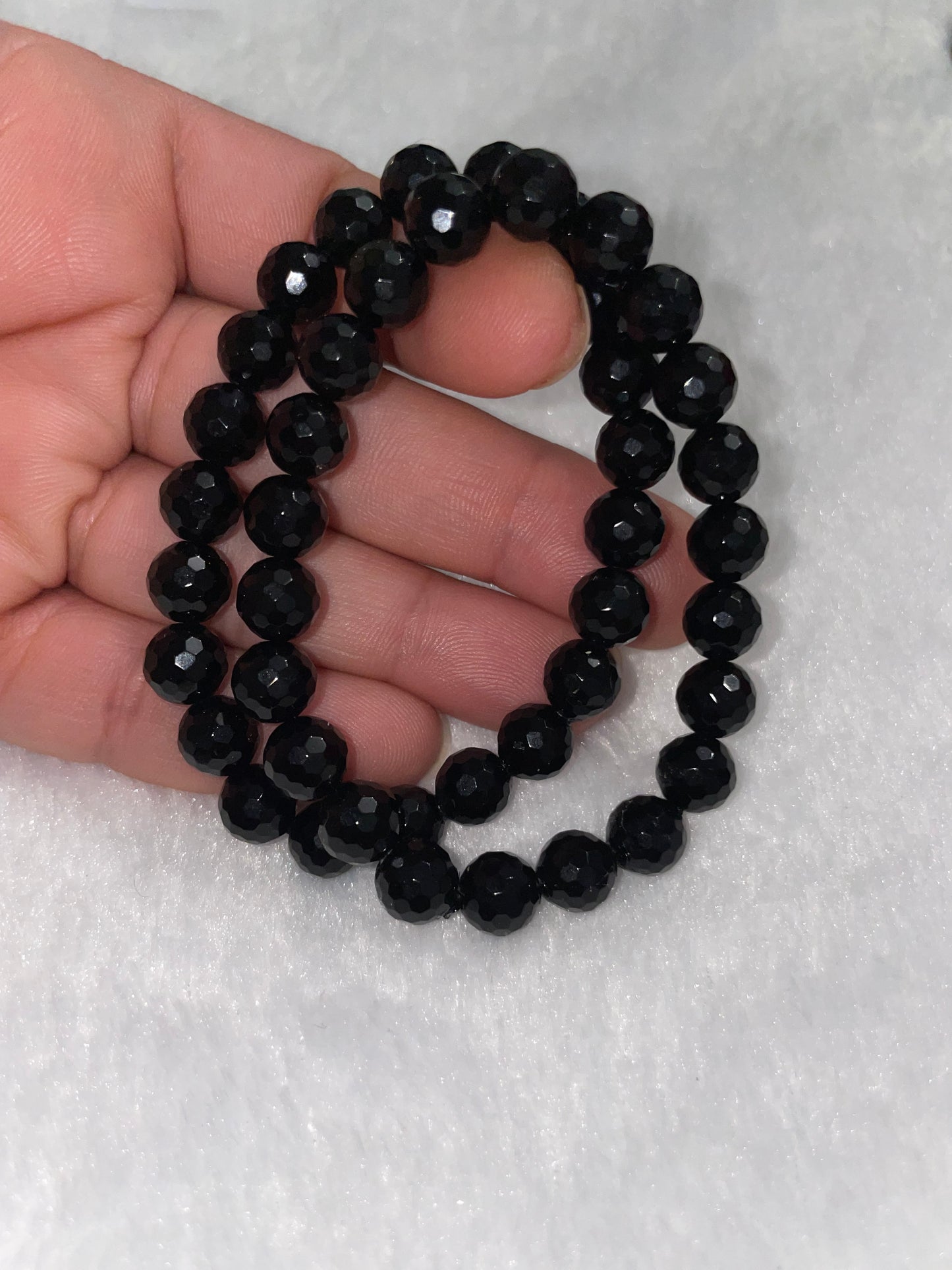 Faceted crystal Bracelets (various materials)