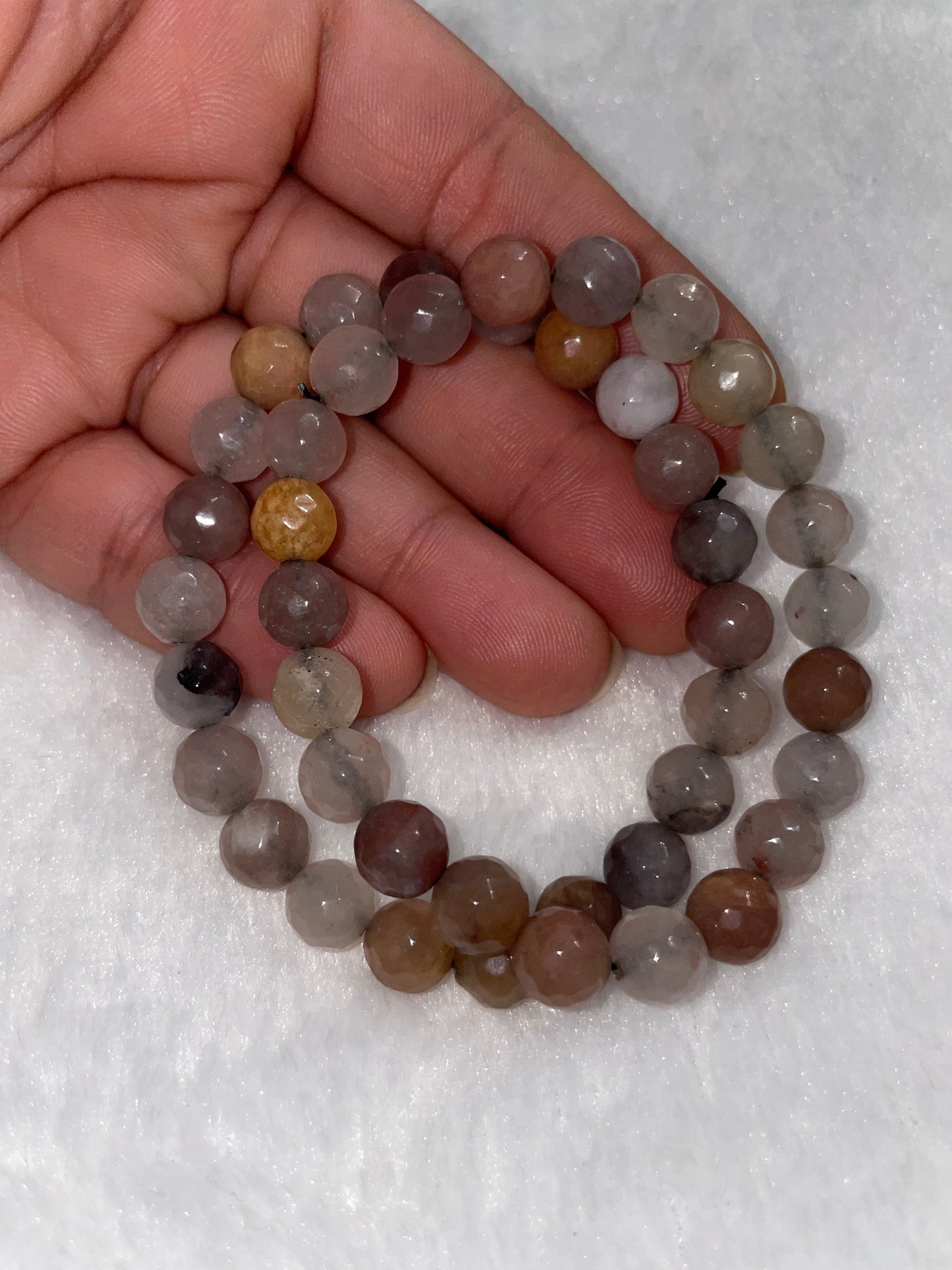 Faceted crystal Bracelets (various materials)