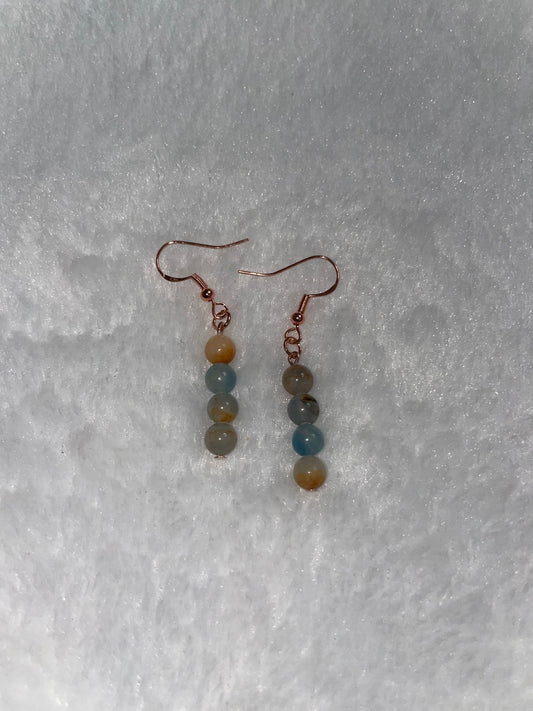 Blue Onyx earrings