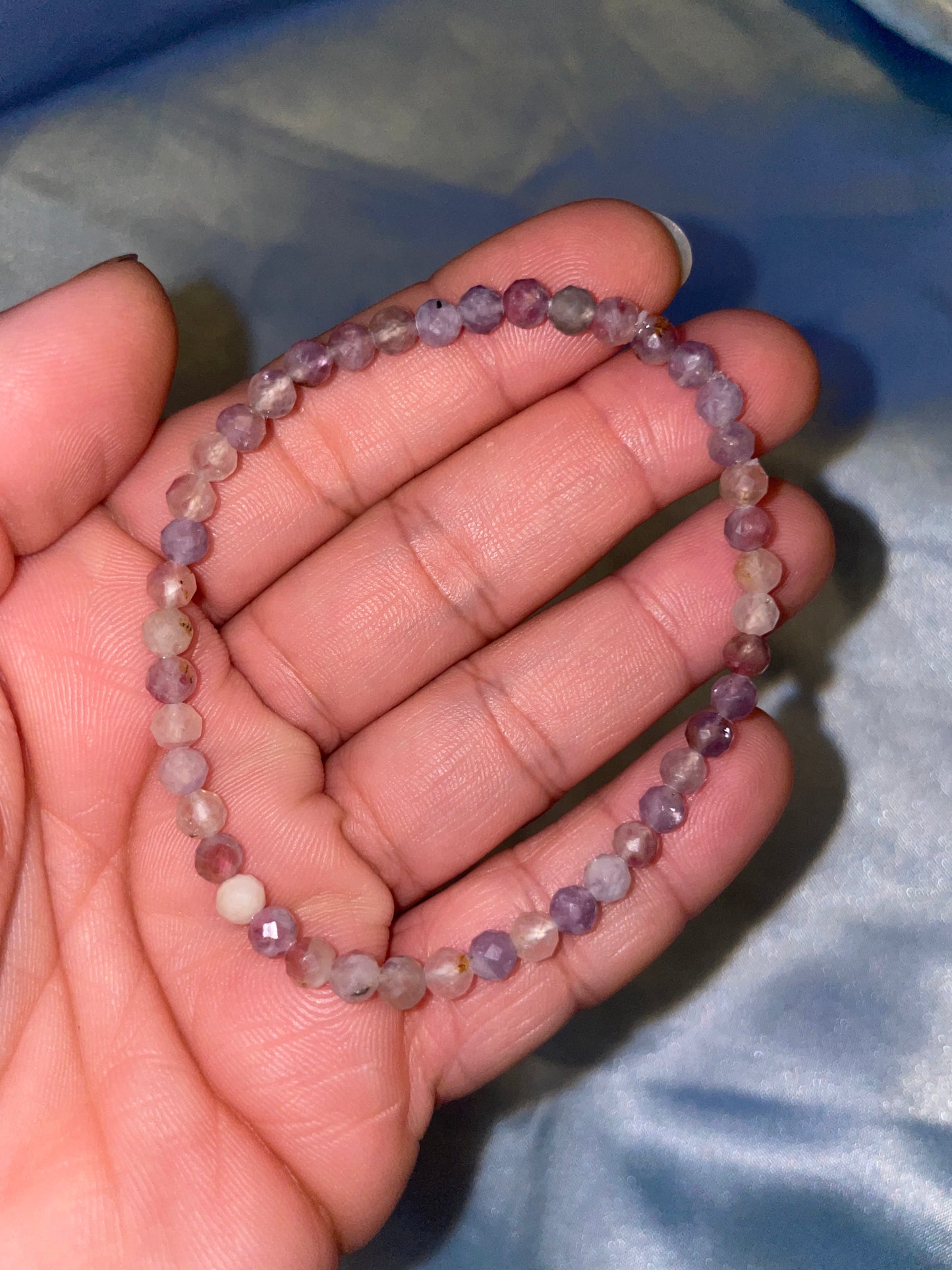 Unicorn stone faceted bracelets