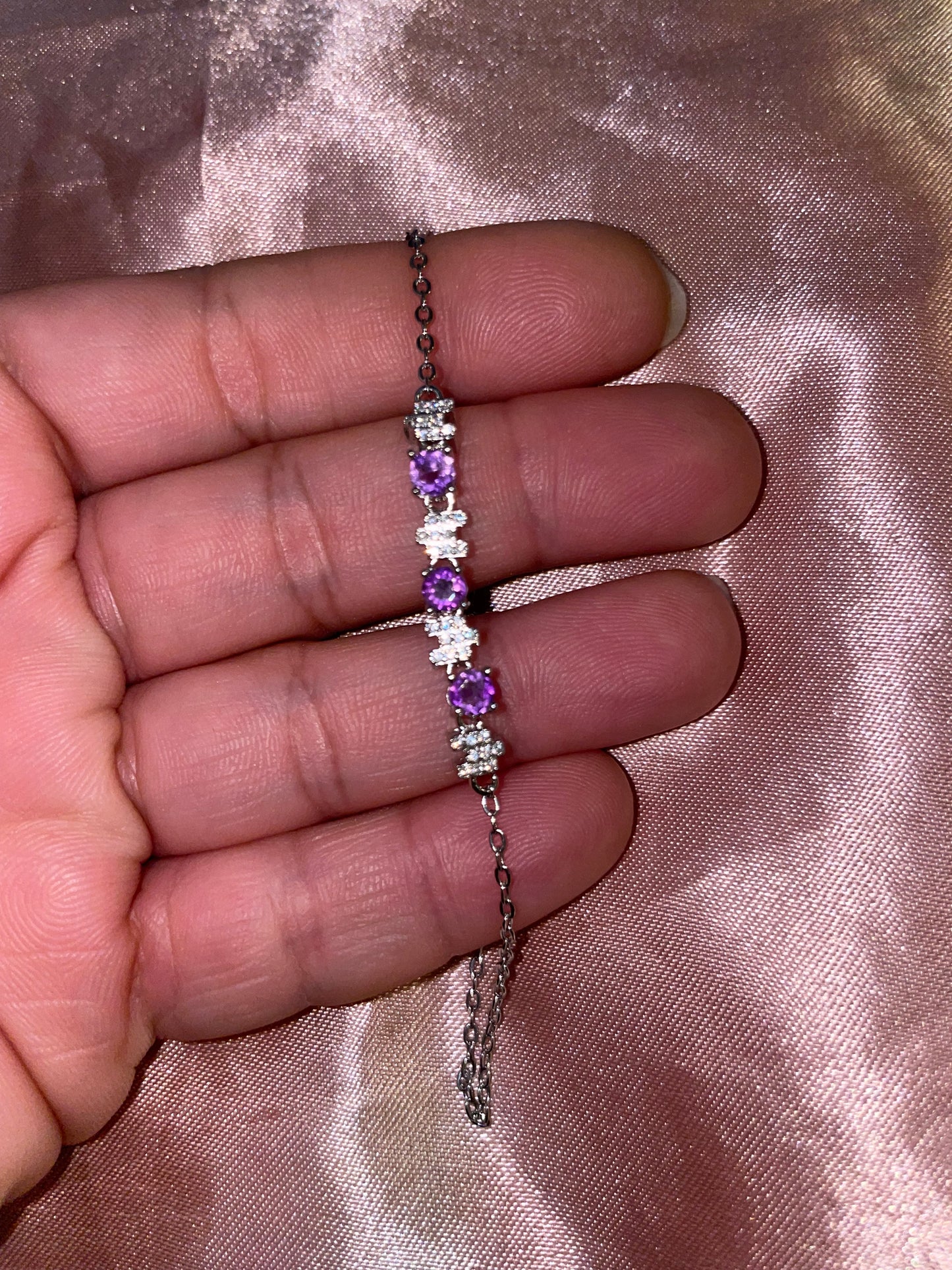 Amethyst bracelet