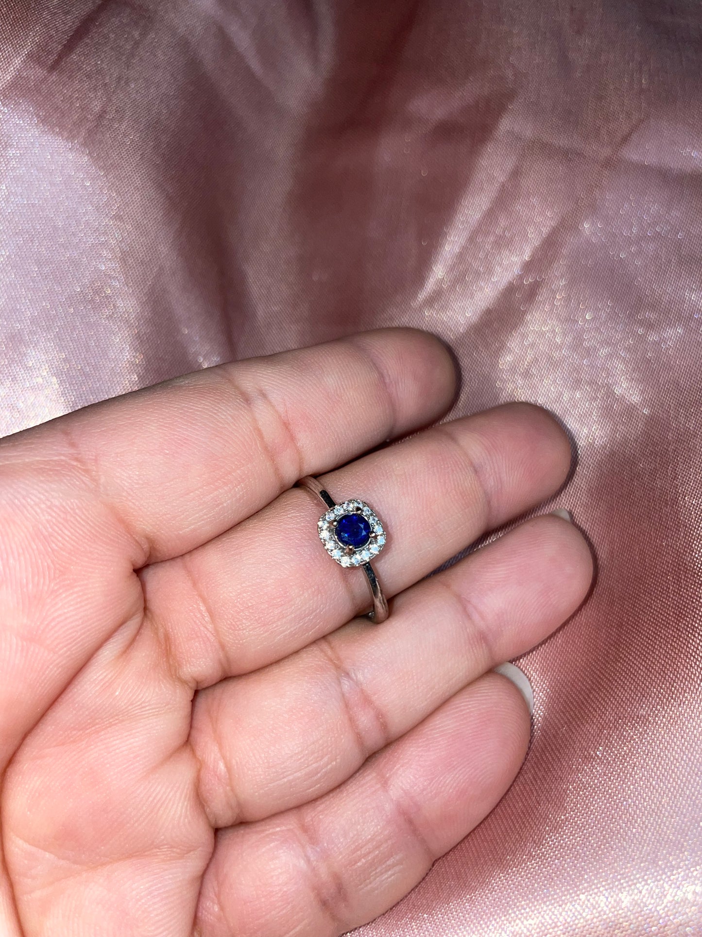 Blue sapphire 925 ring