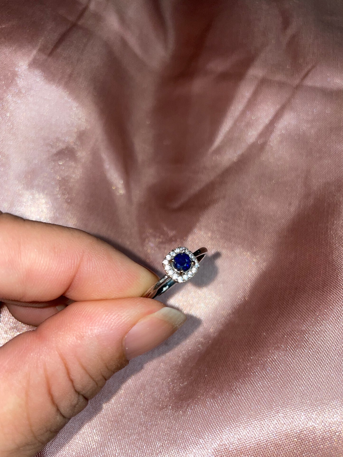 Blue sapphire 925 ring