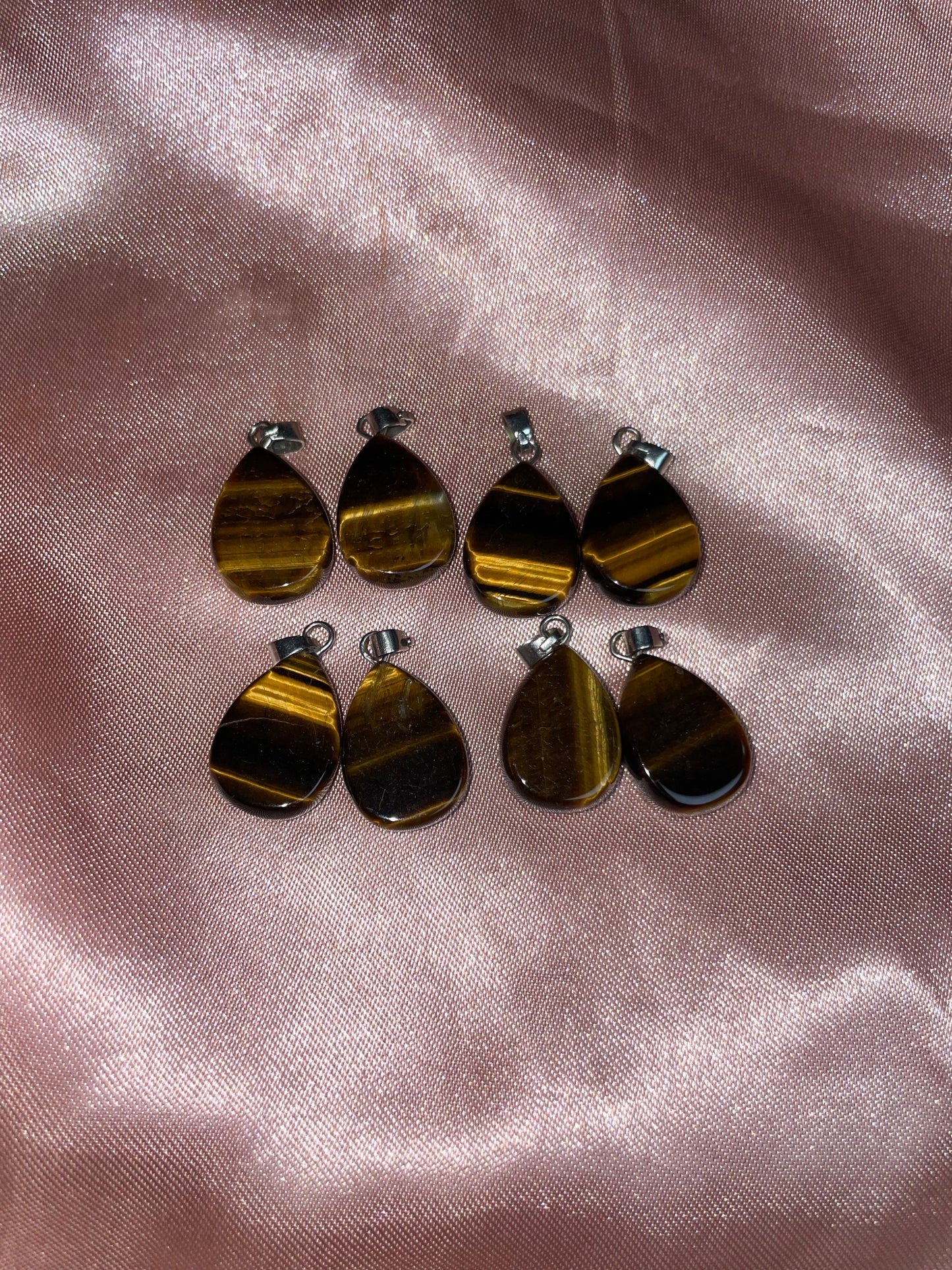 Tigers eye pendants