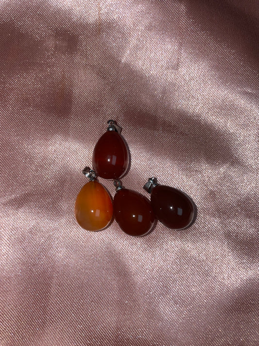 Carnelian pendants