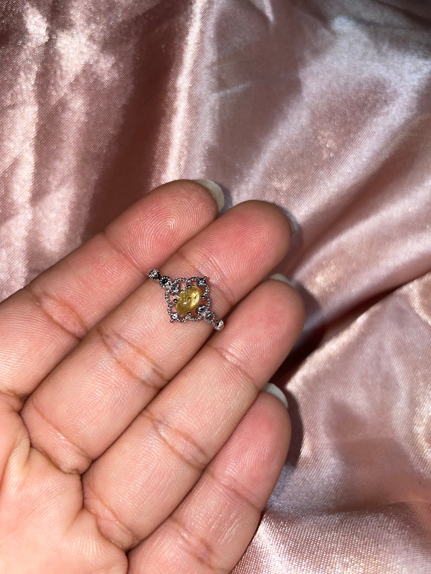 Tourmaline rings
