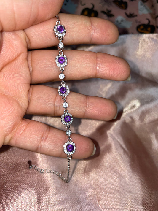 Amethyst bracelet