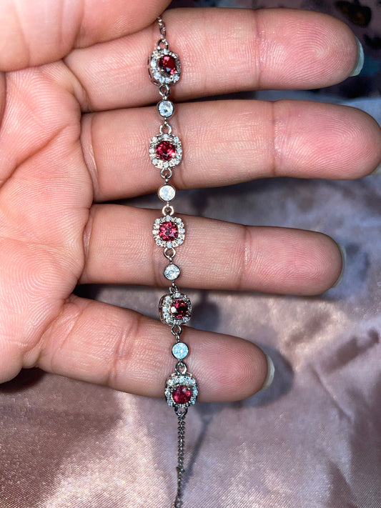 Red garnet bracelet