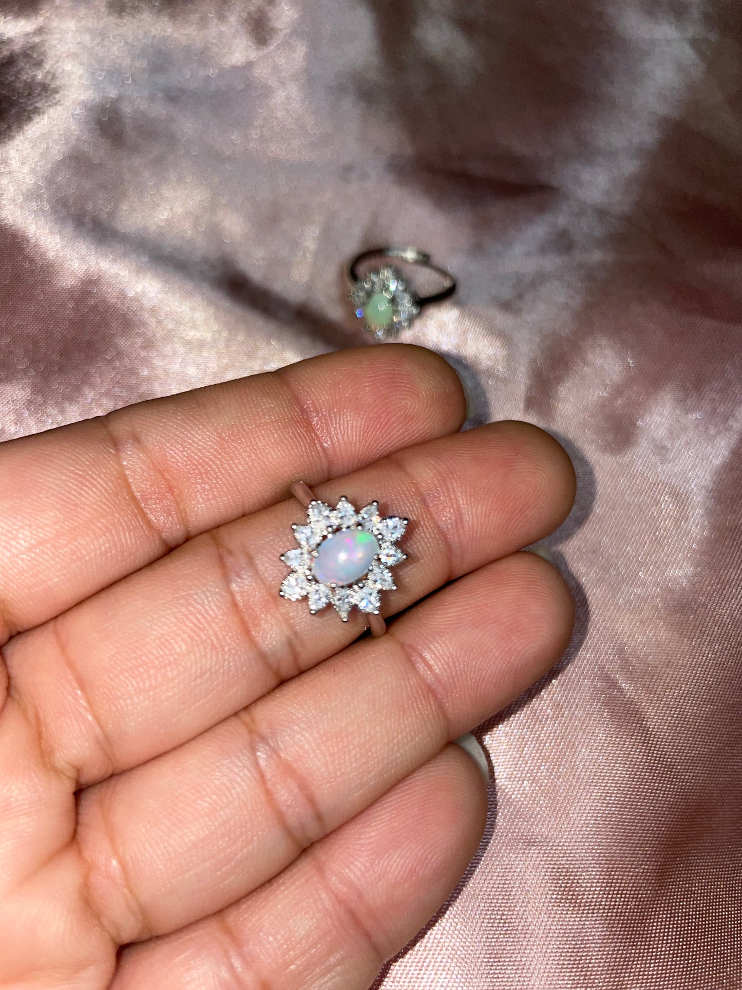 Opal rings