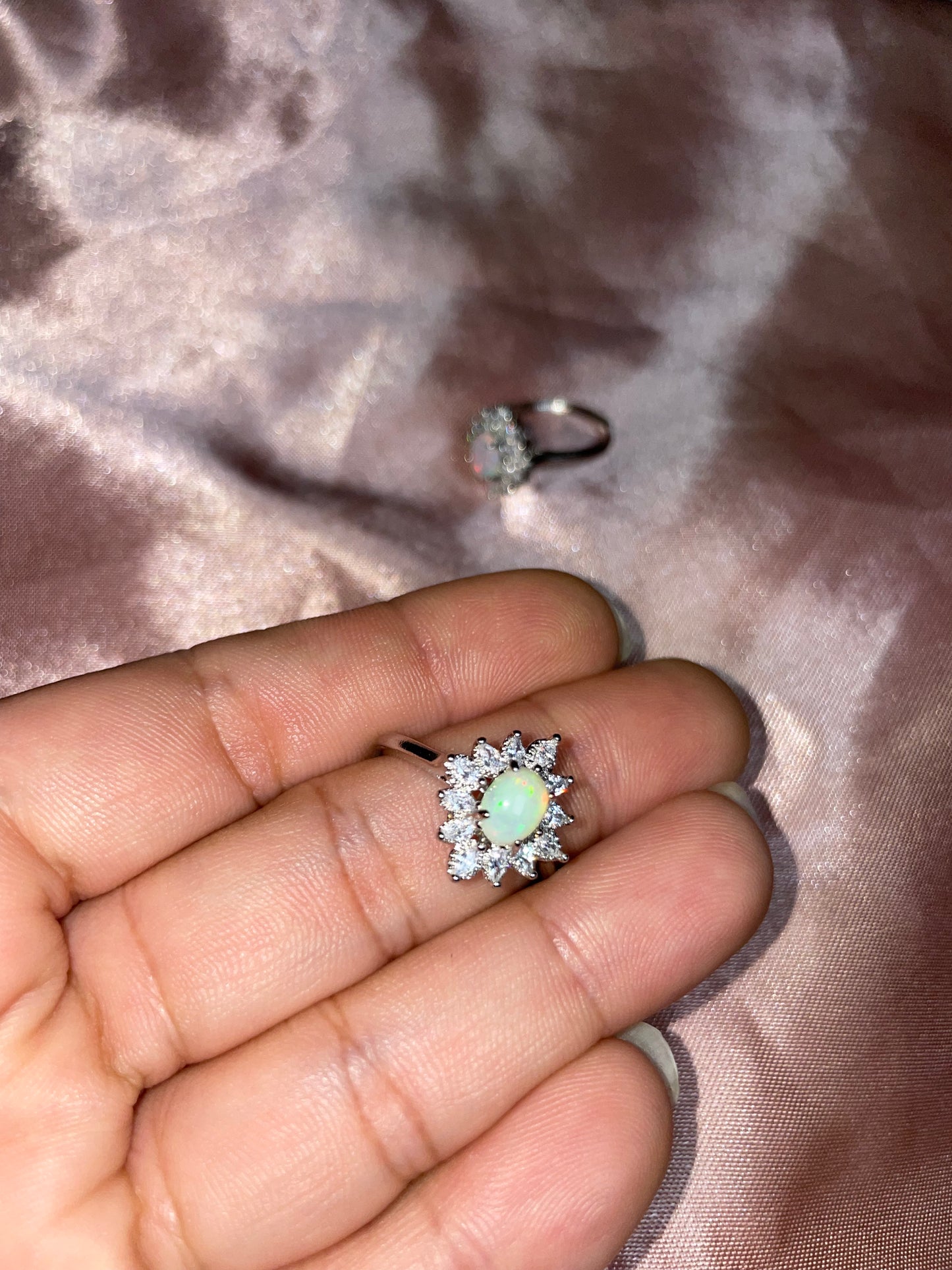 Opal rings