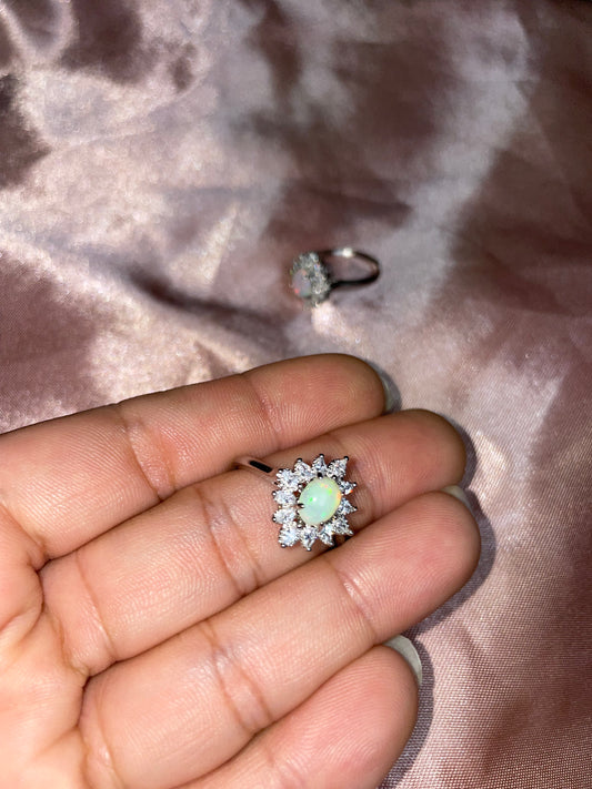 Opal rings