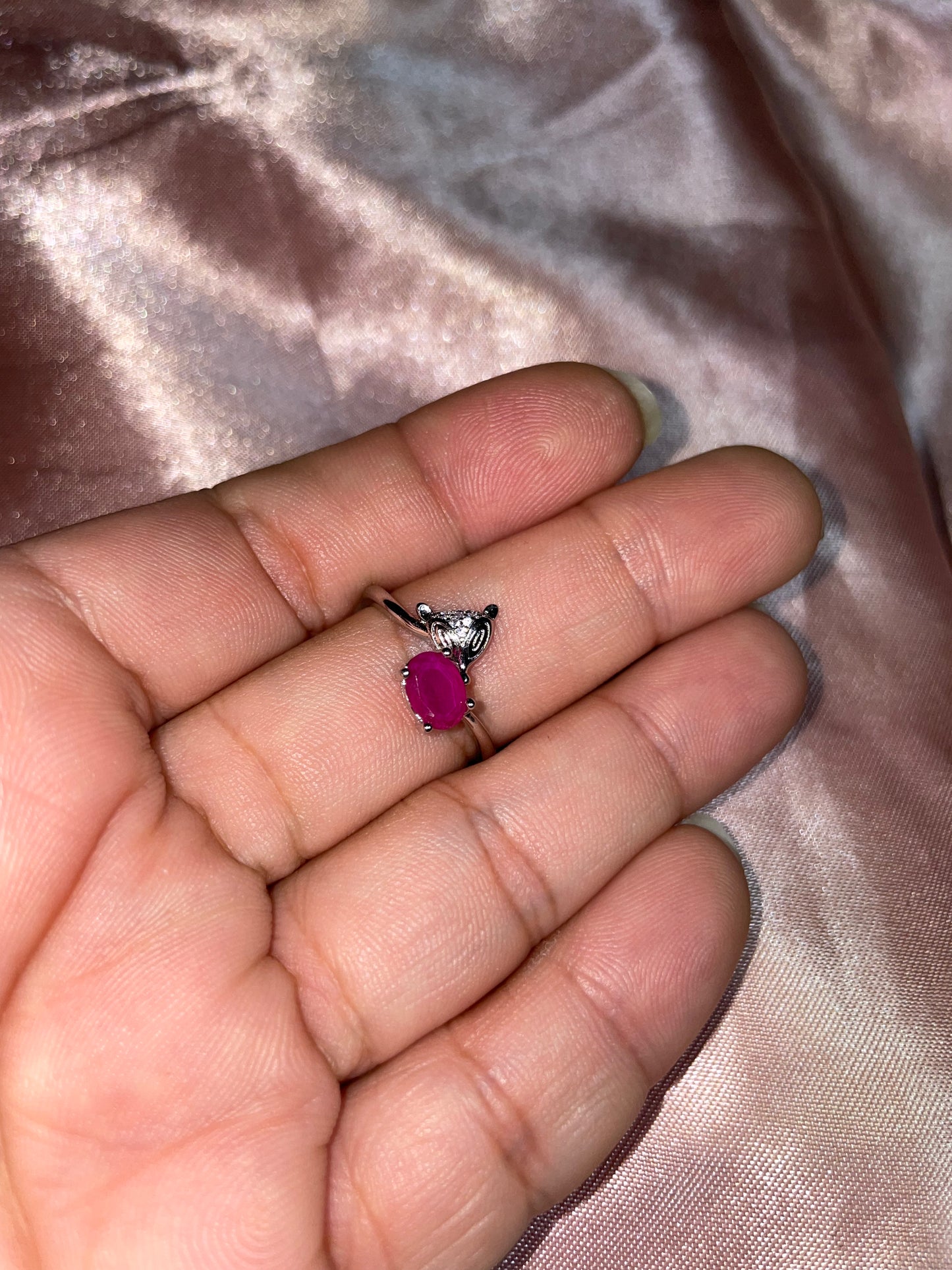 Pink Ruby ring