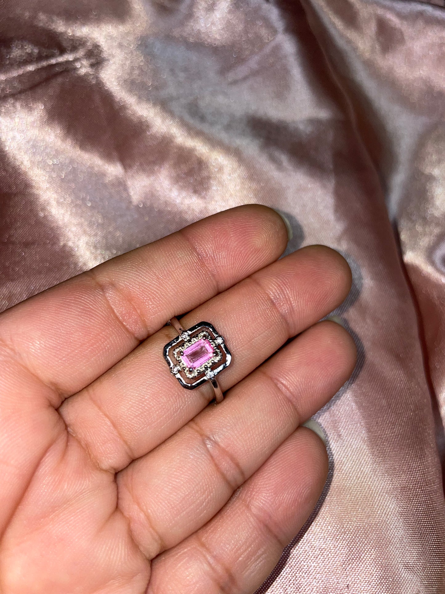 Pink Ruby ring