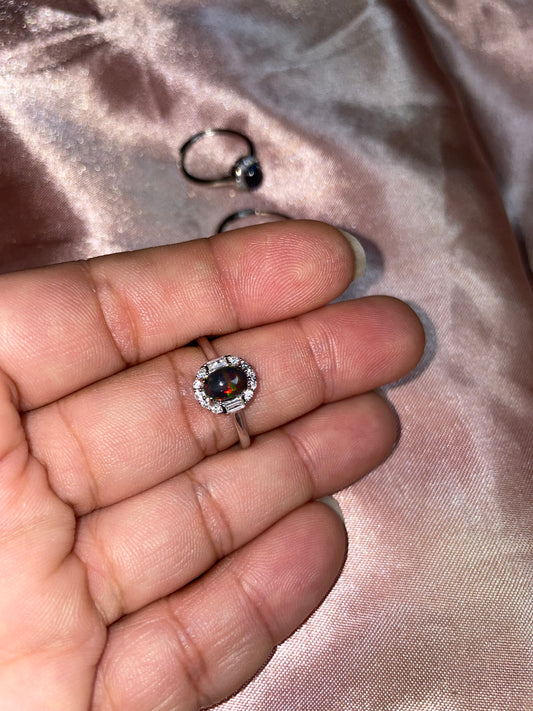 Black Opal rings