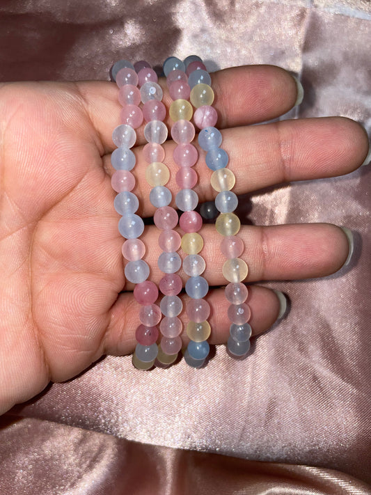 Morganite bracelet