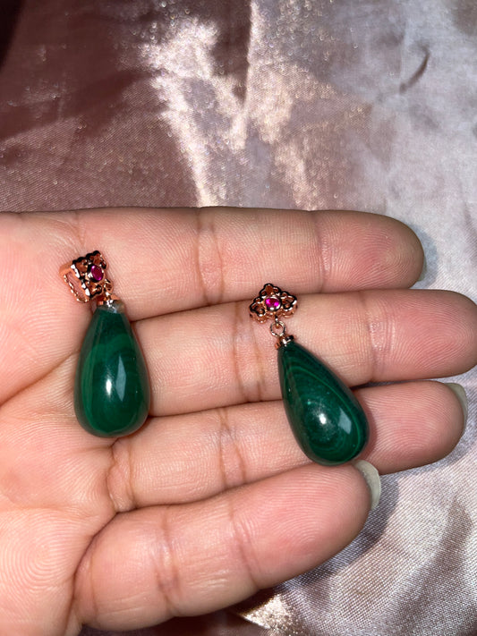 Malachite pendants