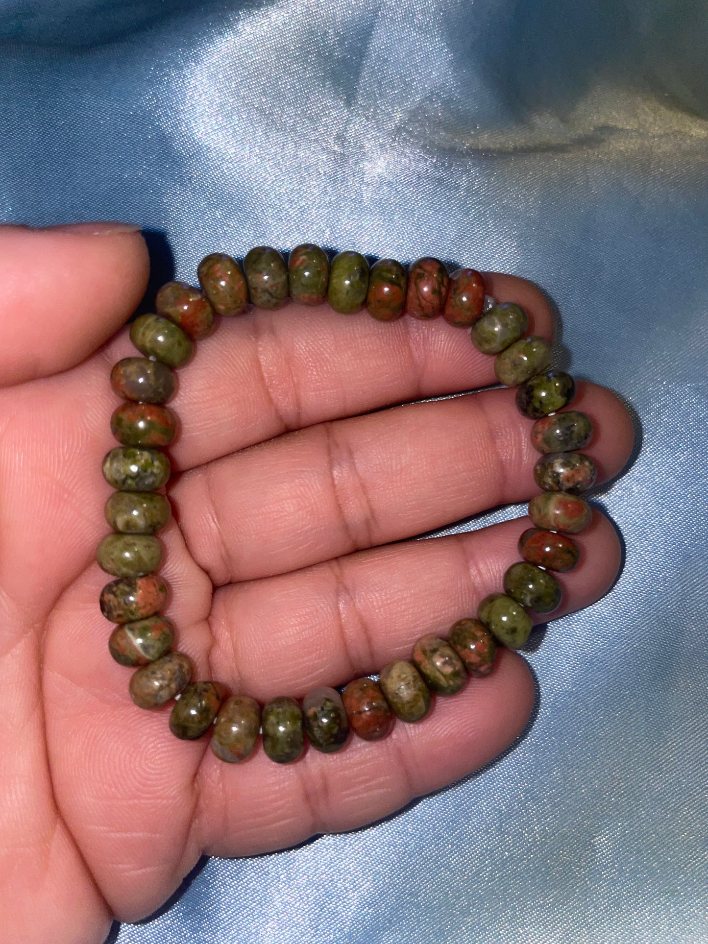 Unakite bracelet
