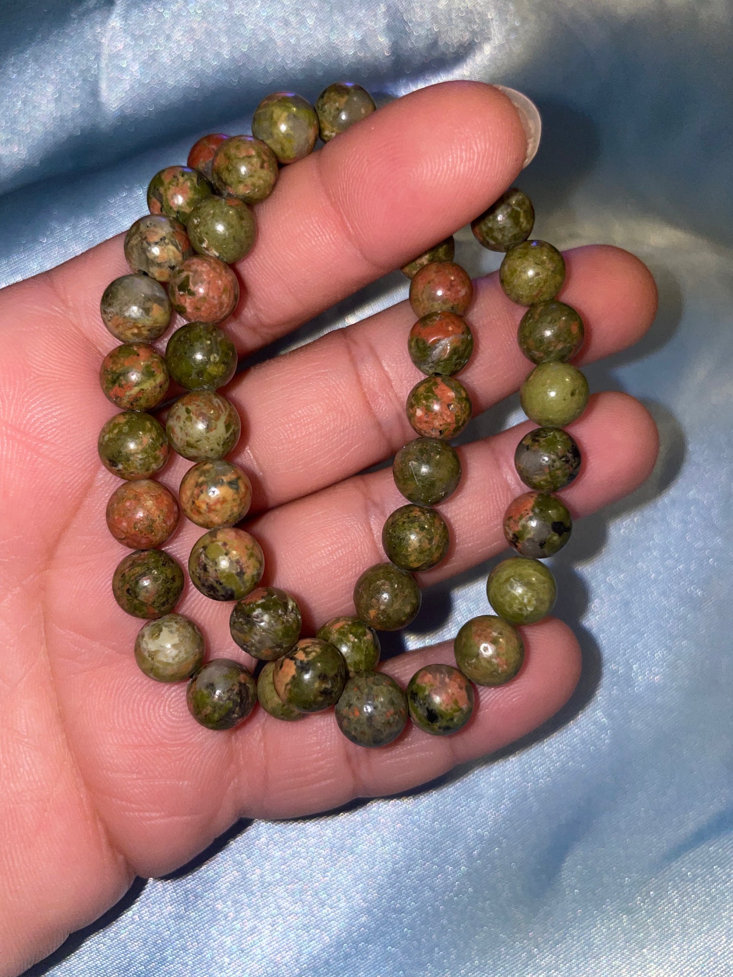 Unakite bracelet