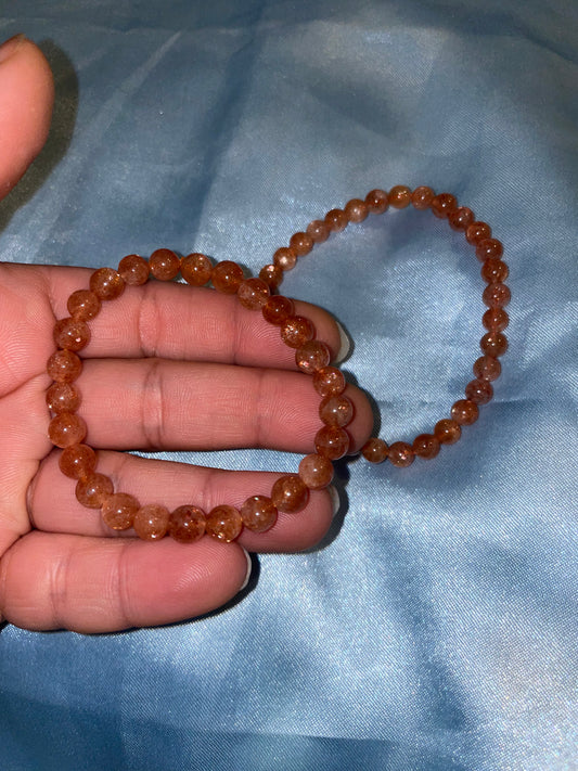 Sunstone bracelets
