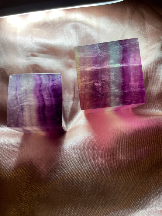 Candy fluorite cubes🍭