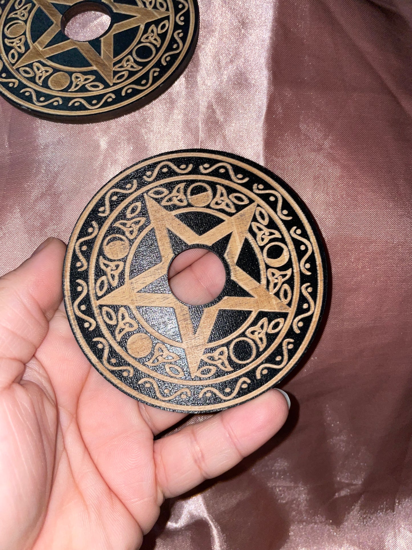 Beautiful wood sphere stands