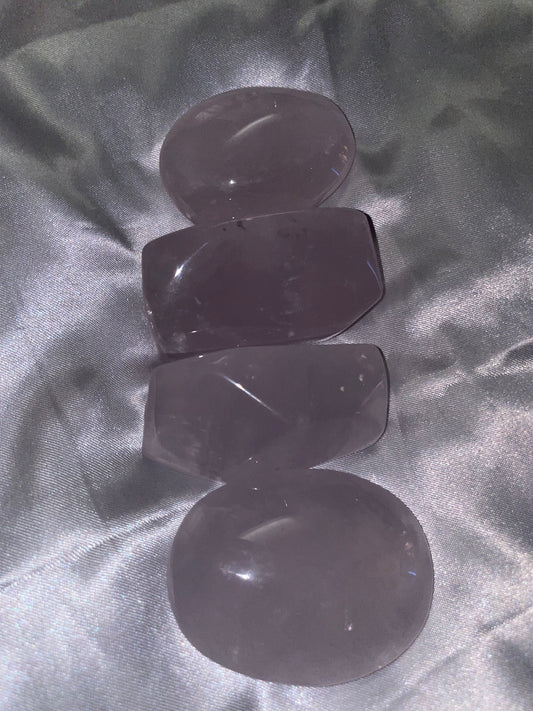 Periwinkle Quartz free forms and palsm