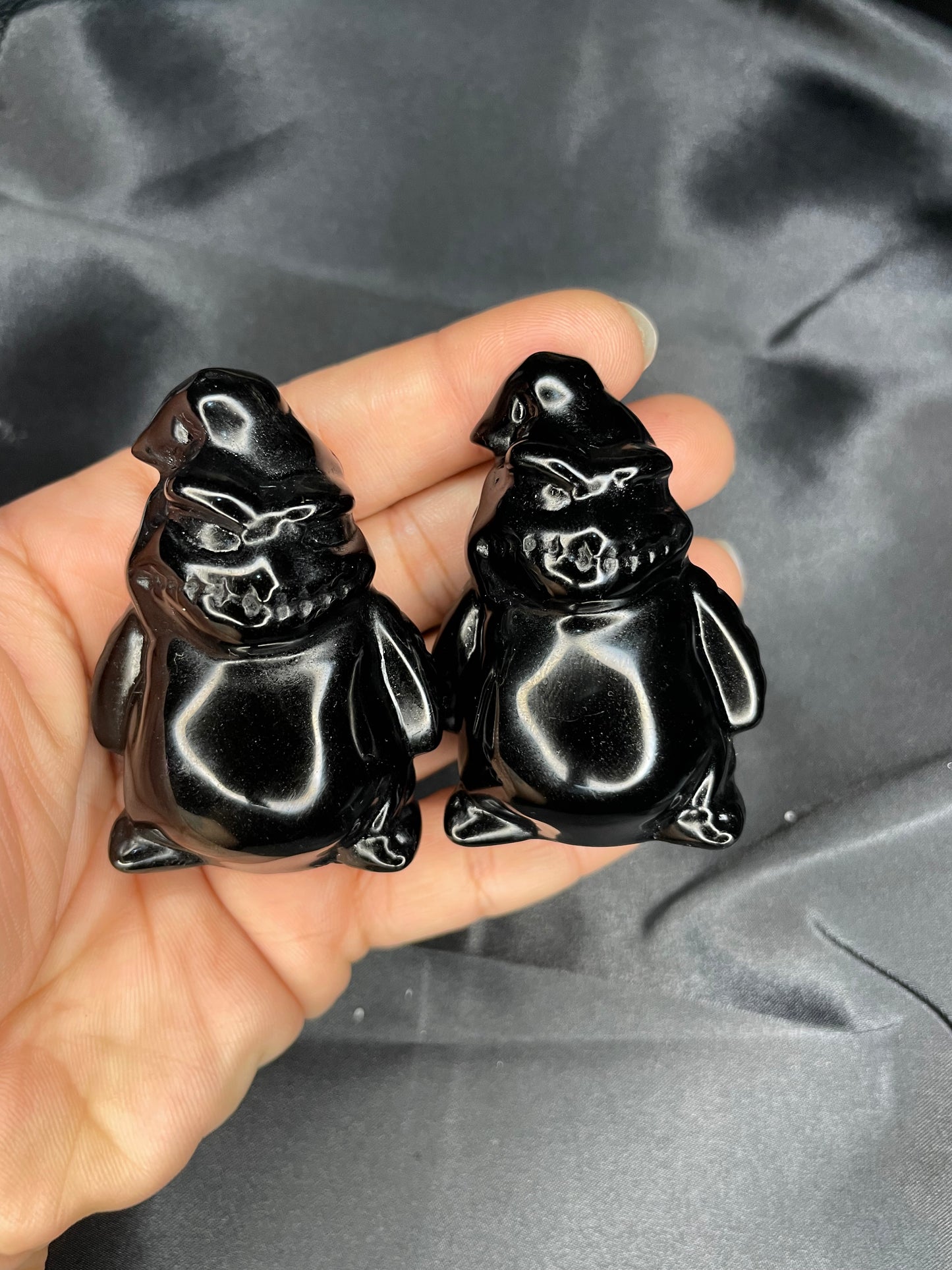 Black obsidian Oogie Boogie