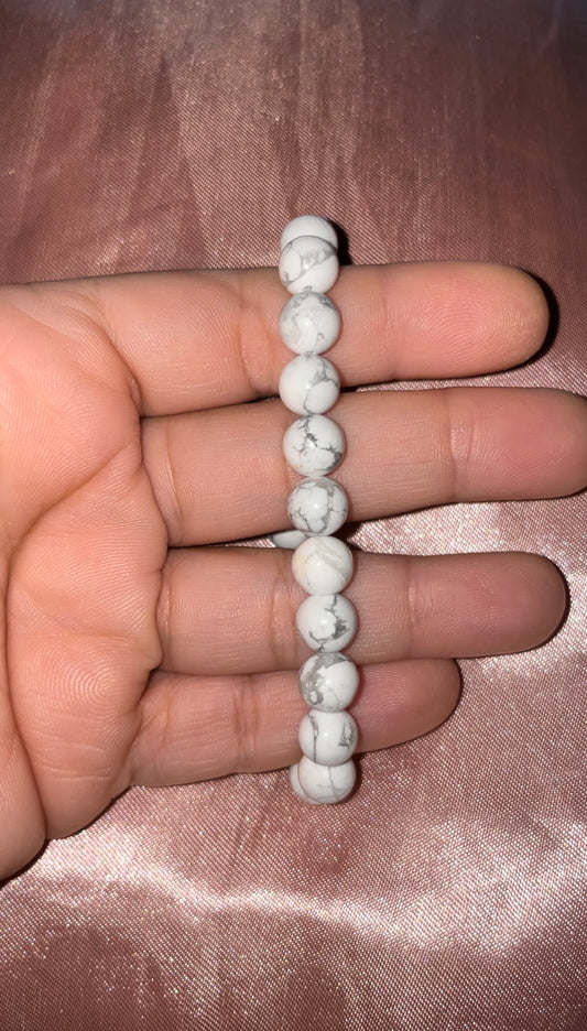 Howlite bracelet