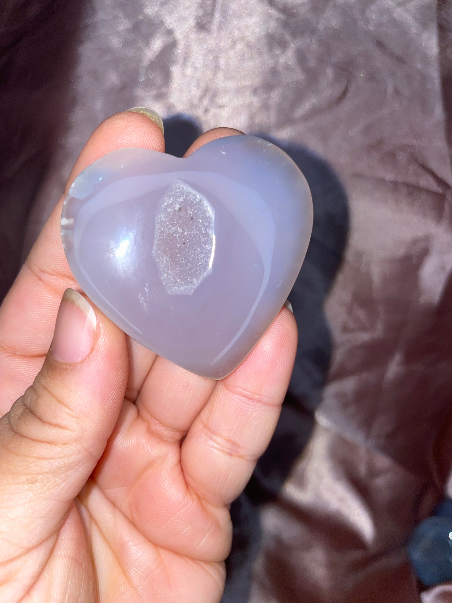Druzy Agate Hearts