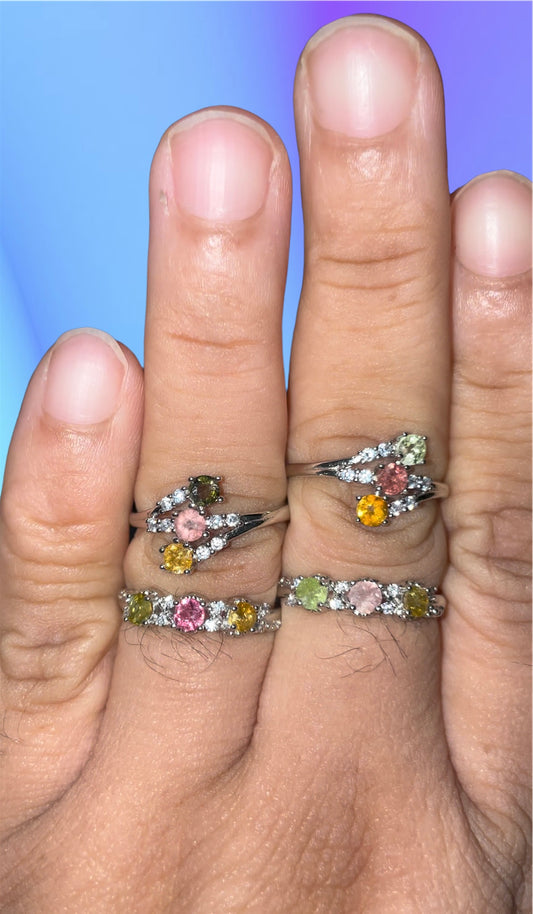 Tourmaline rings
