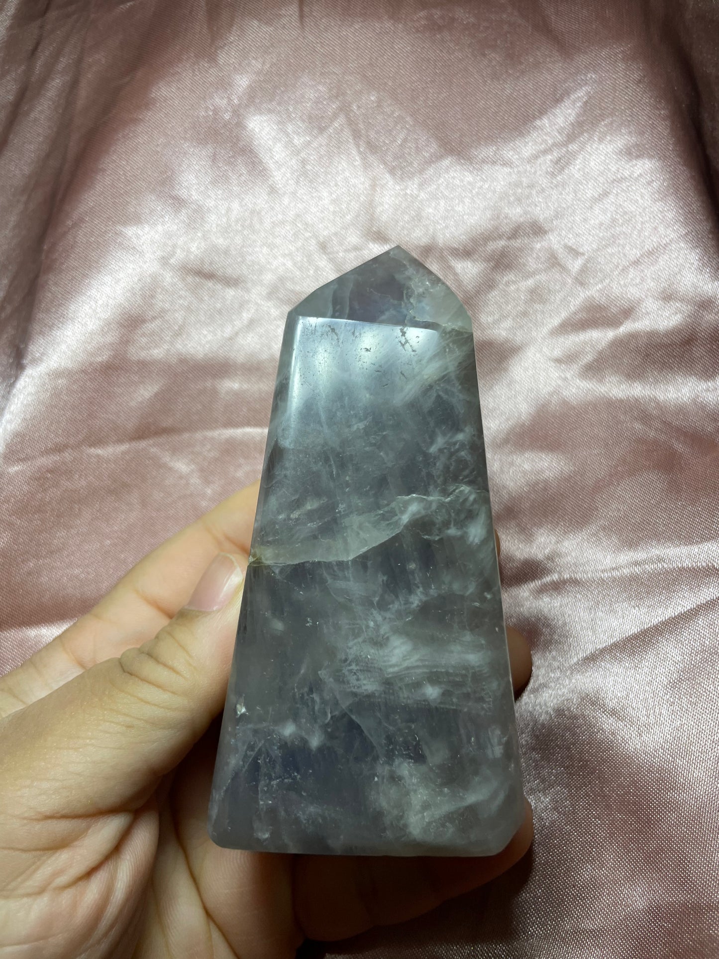 Blue rose Quartz tower