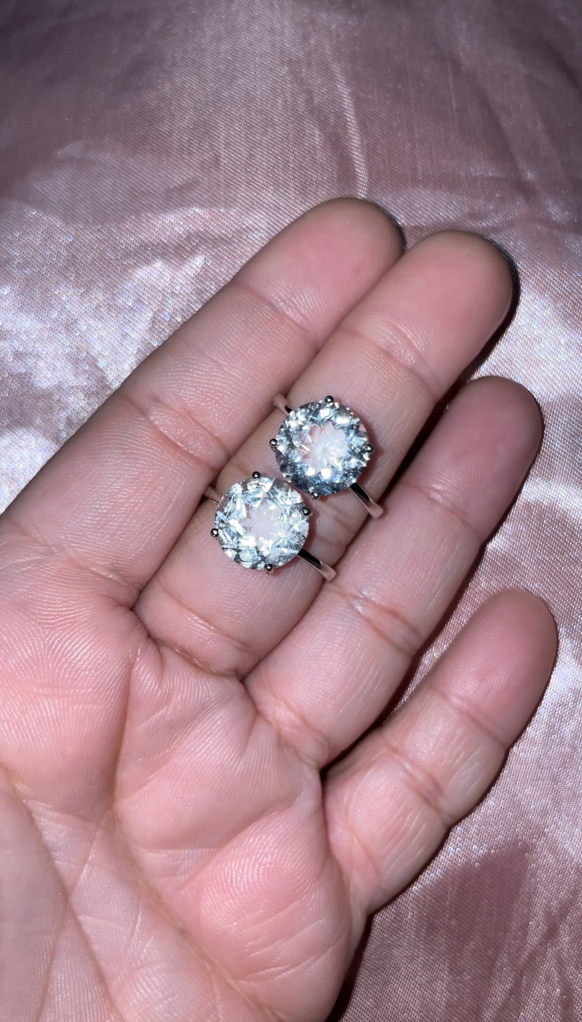 Clear Quartz rings