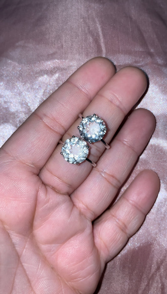Clear Quartz rings