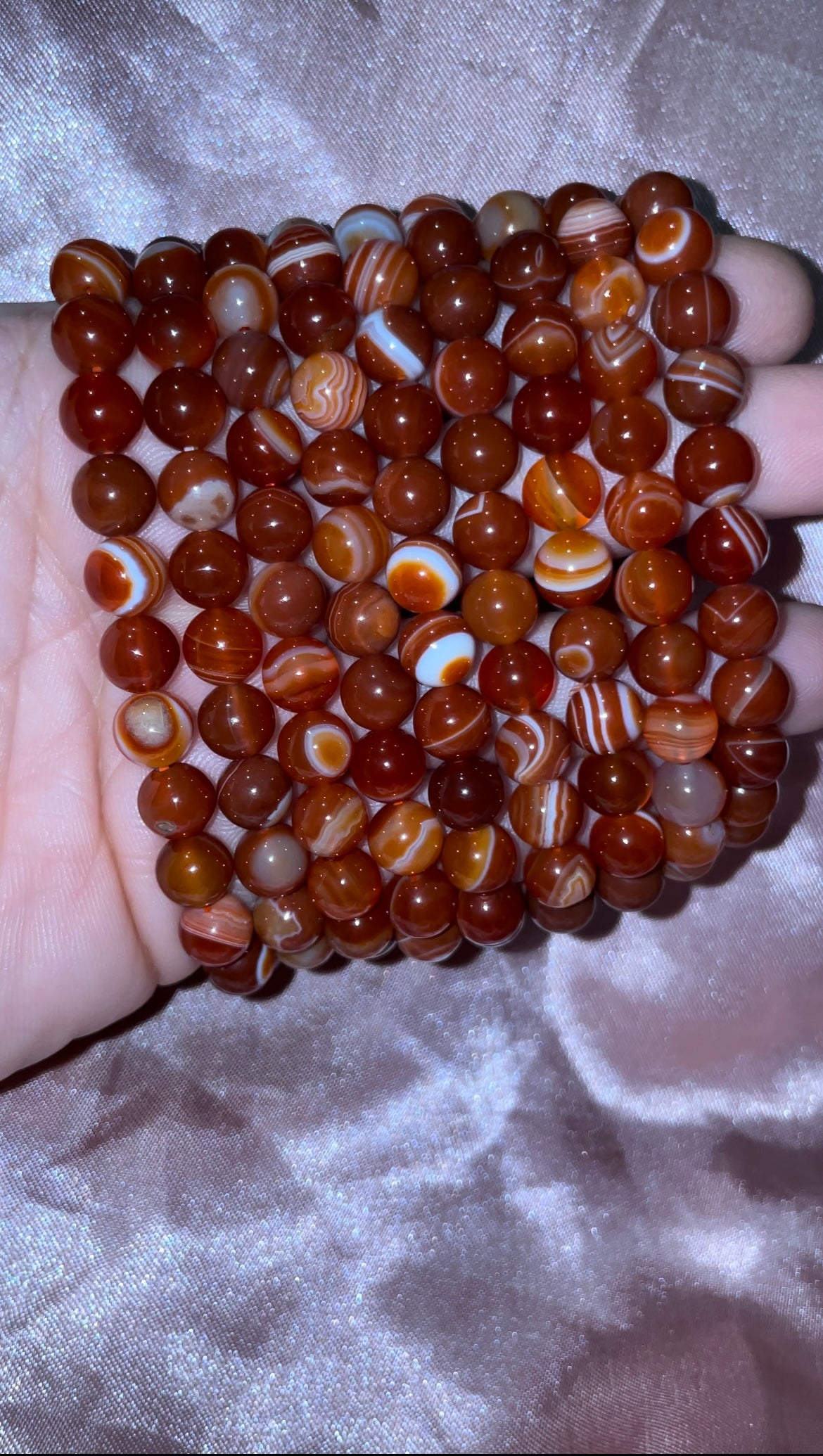 Carnelian bracelets