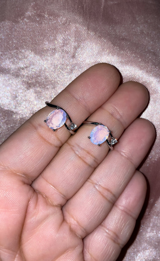Pink Opalite rings